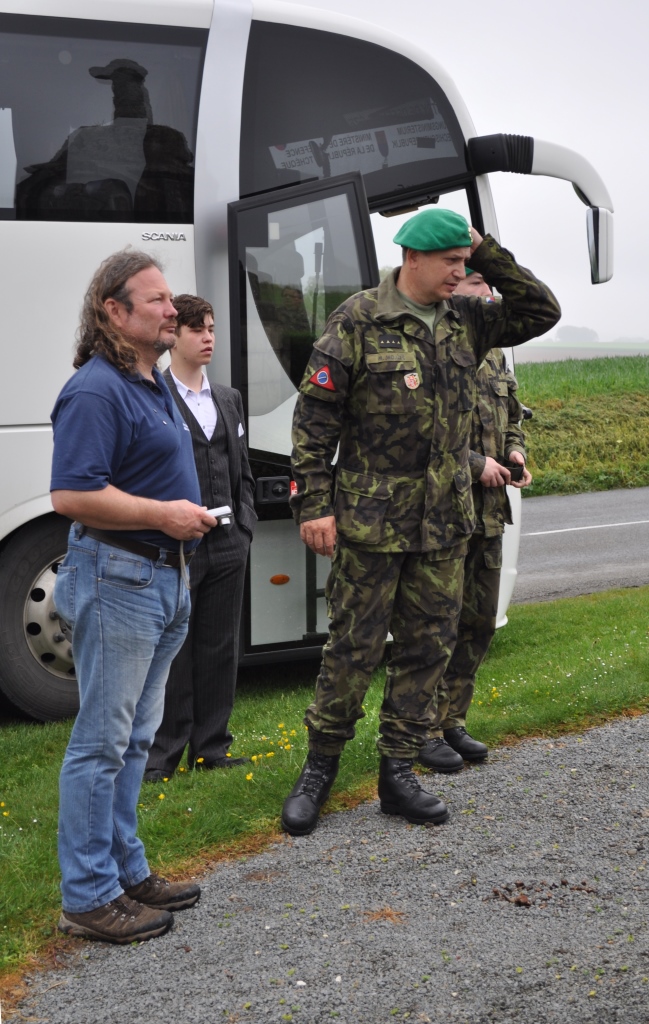 Crécy-en-Ponthieu. U  památníku bitvy u Kresčaku-502